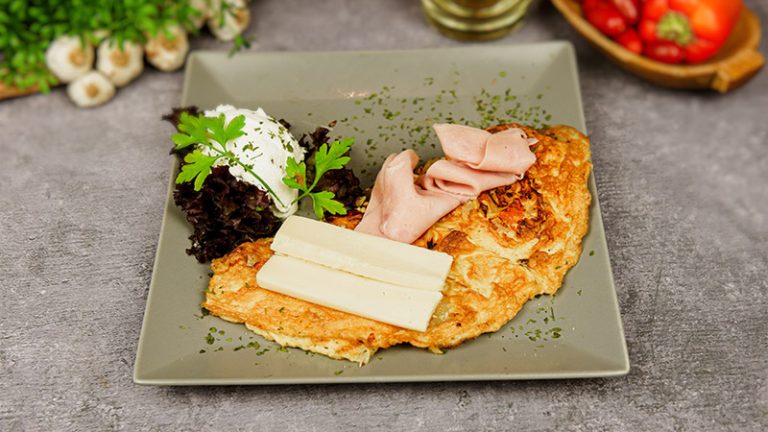 Omlet sa šunkom i sirom Omlet sa šunkom i sirom Novi Sad – doručak Restoran Dedina Tajna