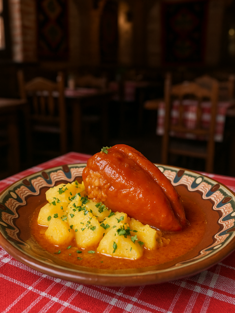 Posne punjene paprike sa pirinčem u paradajz sosu – posno jelo Novi Sad