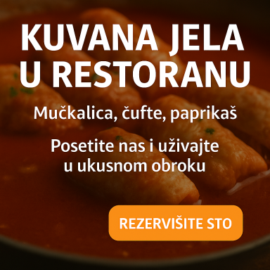 Kuvana jela u restoranu Novi Sad – mućkalica, ćufte, paprikaš | Rezervišite sto u Dedinoj Tajni
